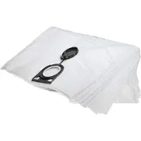 VHBW 10 stofzuigzakken, compatibel met Starmix AS 1032 PG, AS 1232, FB 25/35, FB 32/35, Cleanstar SX 1225 DP, FB 25 stofzuigers - 46,2 cm x 36,1 cm, wit