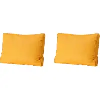 Madison lounge rugkussen panama golden glow ca. 40x60 cm set van 2