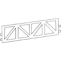 Altrex Tralieligger / Binder 1.85 m - 360301
