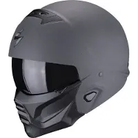 Scorpion Exo-Combat II Graphite Donkergrijs Jet Helmet Maat XS