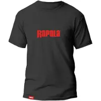 Rapala Logo Short Sleeve T-shirt Zwart L Man