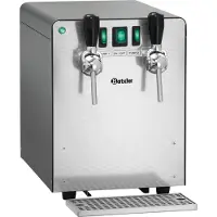 Bartscher Glühwein Dispenser 1300 - 2 kranen - 130L/uur - 400V - 287x690x398mm