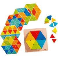 Haba Bouwspel - - Magische driehoeken - Multicolor - Hout