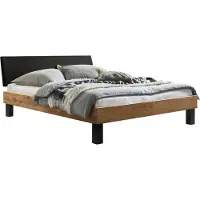 Hasena Trento 16 Sondrio bedombouw massief houten bed gestoffeerd hoofdbord