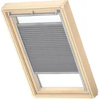 Velux Manueel Lichtdoorlatend Plisségordijn Fhl P08 1282s Donkergrijs