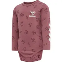 Hummel Rompertje/body bessen / zwart / wit
