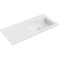 Mexen Otis ingebouwde wastafel rechts 101 x 46,5 cm, wit mat - 25181001P