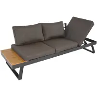 Lesli Living Arezzo 2-in-1 loungebank/ligbed | aluminium + polywood | 228cm