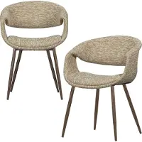 Woood eetkamerstoel Yossi (set van 2)