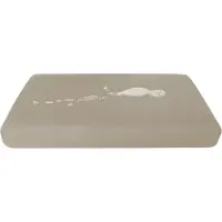 Tierlando Quick-Cover SOFT VELOURS, vierkant matrasbeschermer, modellen: GOOFY | PLUTO | LINUS | ANTON | SCOTCH - Bedmaat: 130 cm | Kleur: 34, donkerbeige