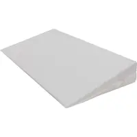 Dibapur Keelkussen met Aloe Vera hoes (B 90 x D 50 x H 15 / 1 cm) - Matrasverhoger, keilkussen, matrasverhoger, hoogslaperkussen voor het bed - Matrasverhoger met dubbele laag hoes