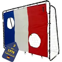 Best Sporting Doelmuur "Frankrijk" met 2 schietgaten 193 x 150 cm