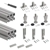 Emuca Zero Modulaire Structuurset Met Hardware En Montageprofielen
