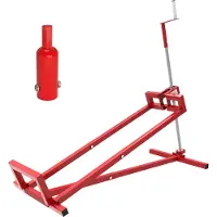Wiltec Hefapparaat voor zitmaaiers tot 250 kg, inclusief adapter. Hefmechanisme voor grastractoren tot een hellingshoek van 35 graden