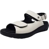 Wolky 00410371 Corfu Floater leather Sandalen | Maat 40 Dames Wit
