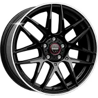 Momo Litá velgen Competizione, 7,5x17 inch, 5x108 boutgaten, ET 45, glanzend zwart, gepolijst