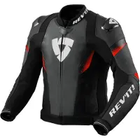 REV'IT! REV’IT! Control Zwart Neon Rood Motorjas Maat 56