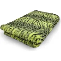 Vetbed Vet Bed - Tijgerprint Groen - Antislip Hondenmat - 150 x 100 cm - Waterafstotend - Latex Antislip - Benchmat Hond - Hondendeken - Hondenkleed - Machinewasbaar