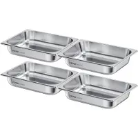 Vevor Gastronormbak Hotelpan (1/2 maat) 4-pack 3,8 l