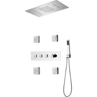 Mexen Soler inbouw doucheset, chroom - 7601-04-00