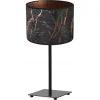 Light11 HOME GIA tafellamp, lampenkap met koperen motief