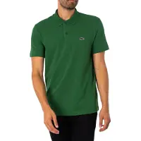 Lacoste regular fit polo pique groen korte mouw