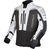 Modeka Hydron Jas Licht Grijs Donker Grijs Zwart Maat XL