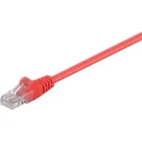 Goobay Netwerkkabel | Cat5e U/UTP | 15 meter (Rood)