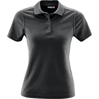 Maier Sports - Women's Ulrike - Poloshirt 44, zwart/grijs