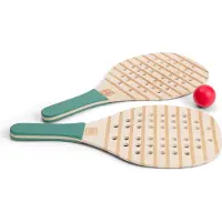 BS Toys Houten Padel-rackets - Padelrackets - Padel rackets kinderen - Buitenspeelgoed voor Kinderen - Educatief Speelgoed - Cadeau kind - Houten speelgoed - Buiten speelgoed - Strandspeelgoed - Sport
