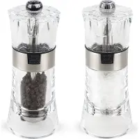 Peugeot Peper- en zoutmolen Oslo Transparant Inox 14 cm (Set van 2)