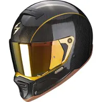 Scorpion EXO-HX1 Carbon Se Zwart-Goud Integraalhelm Maat XL