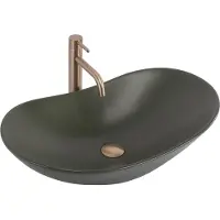 REA Opzetwastafel Royal Olive Matt