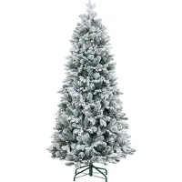 HOMCOM -Kerstboom-Kunststof-97x97x180cm-Groen