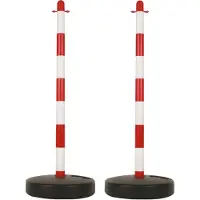 Perel Plastic paal voor signalisatieketting - 2 st.