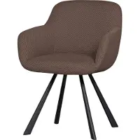 Woood Juno Eetkamerstoel - Mesh - Espresso - 79x58x58