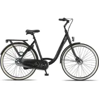 Altec Damesfiets Walesa 28 Inch 55 cm Dames 3V Rollerbrake Matzwart