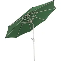 Mendler Parasol N19, tuinparasol, Ø 3m kantelbaar polyester/aluminium 5kg ~ groen