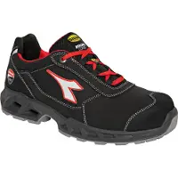 Diadora Werkschoen Shark Engine Low 181226 S3S | Zwart/Rood | Maat 47 - 8053607618514