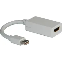 Roline Mini DisplayPort/HDMI Adapter, v1.2, Mini DP Male - HDMI Female