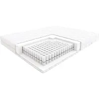 Hilding Step 80x200 Matras - 7-zone pocketvering, Flexifoam, Silver hoes