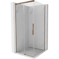 Mexen Rox douchecabine schuifdeur 95 x 95 , transparant, roségoud - 8C2-095-095-60-00