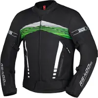 IXS RS-400-ST 3.0 Waterdichte Zwart Wit Groen Textiele Motorjas Maat M