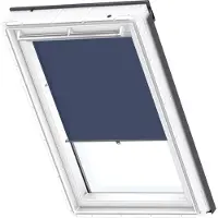 Velux Rolgordijn lichtdoorlatend handbediend met haakjes RHL CK00 9050 donkerblauw