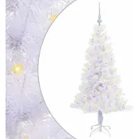 Syfax Kunstkerstboom met 150 LED Wit 150 cm PVC en Staal