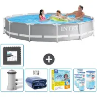 Intex Prism Frame Zwembad, rond - 366x76 cm - 6-delig, model SCB24