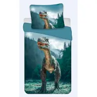 Halantex SP. z.o.o. Dinosaurus Dekbedovertrek 140 x 200 cm 70 x 90 cm - Katoen