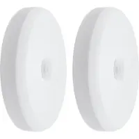 Eglo Cascia Wandlamp set 2 stuks - Kastverlichting/Trapverlichting - Bewegingssensor - LED - Ø 8,5 cm - Wit - Oplaadbaar/Draadloos - Magnetisch