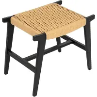 Homla - Taboret - NOVUM - Zwart - 52x34x42 cm