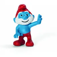 Schleich Grote Smurf zwaaiend - - Speelfiguurtje - zwaaiend - 6cm